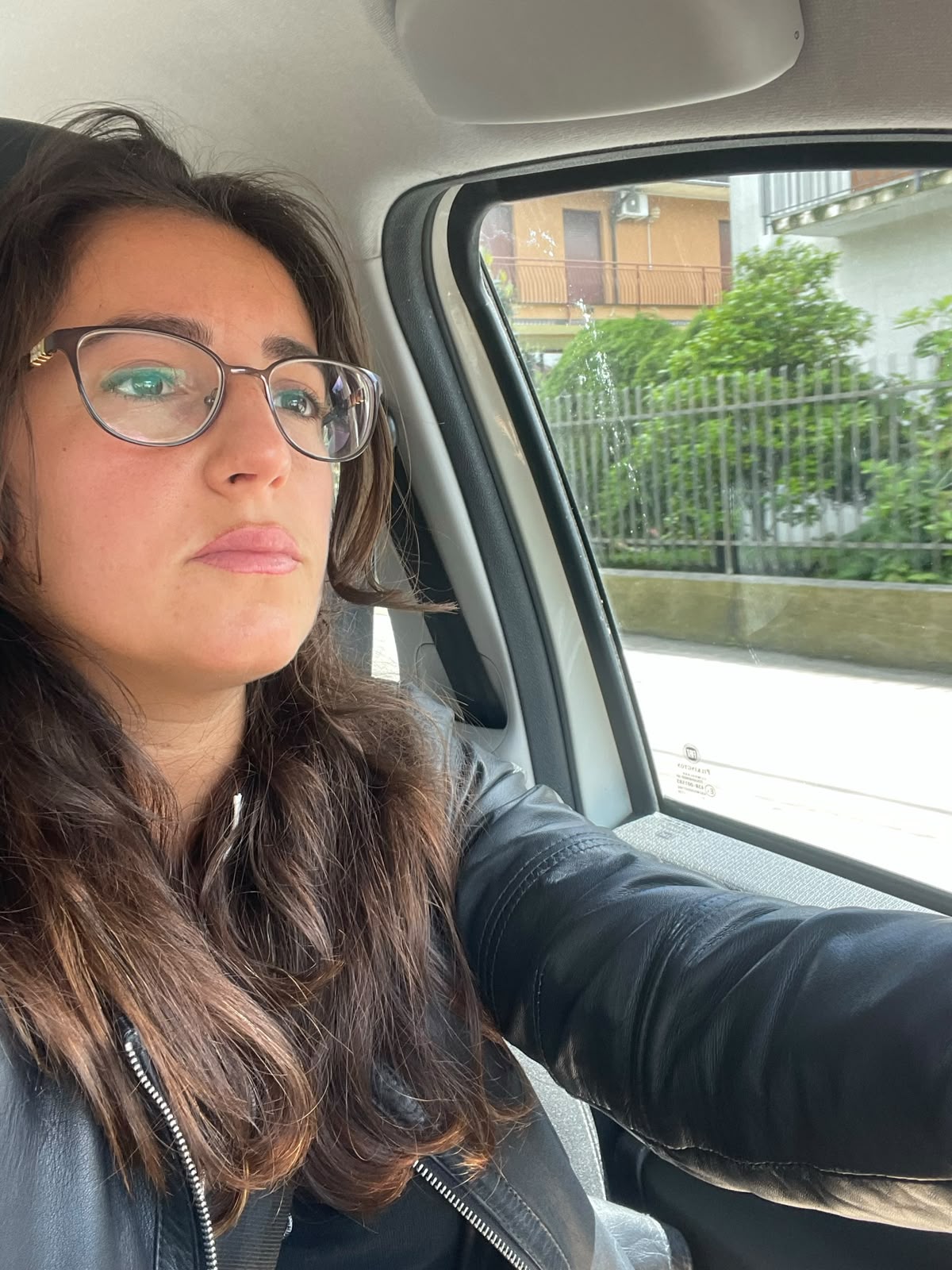 Monica in auto